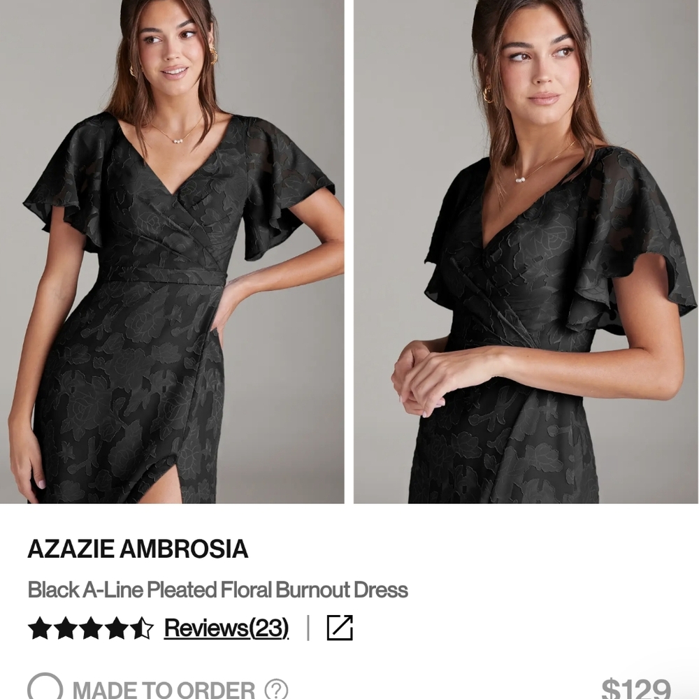 Azazie Ambrosia (Black) A14